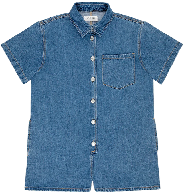 1827-Short-Sleeve-Denim-Romper-4.webp Short Sleeve Denim Romper