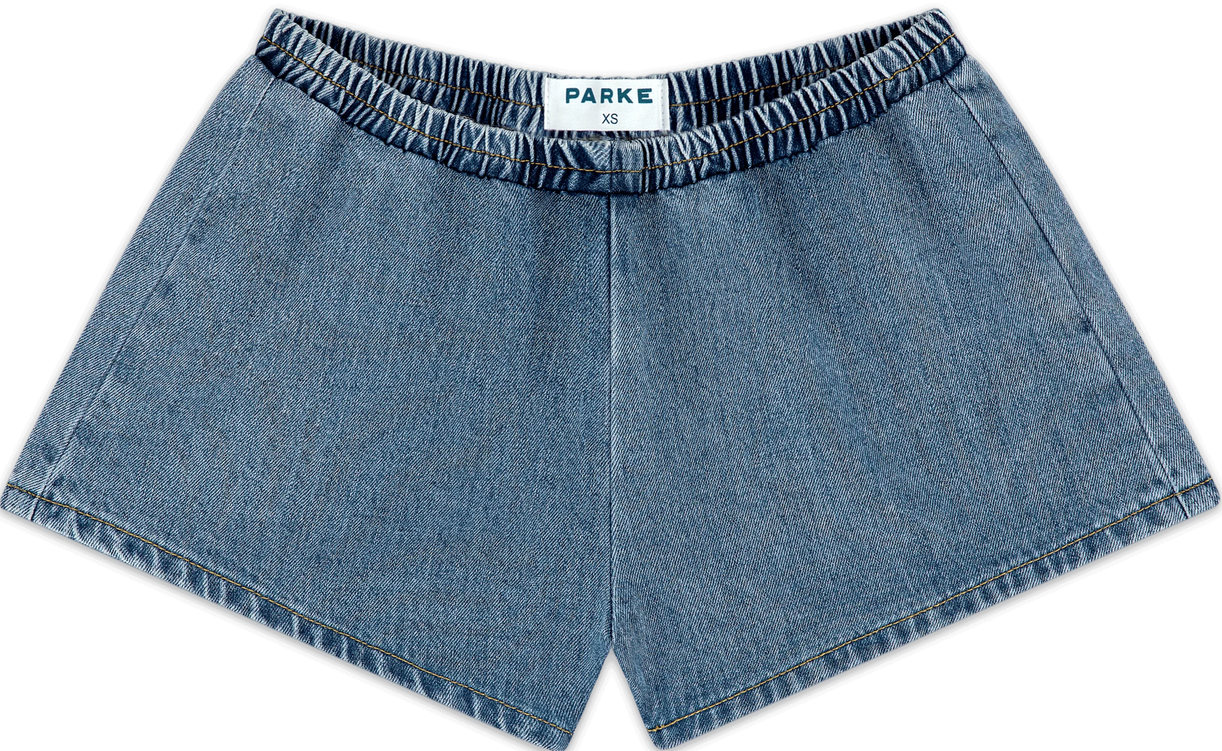 Elastic Denim Short