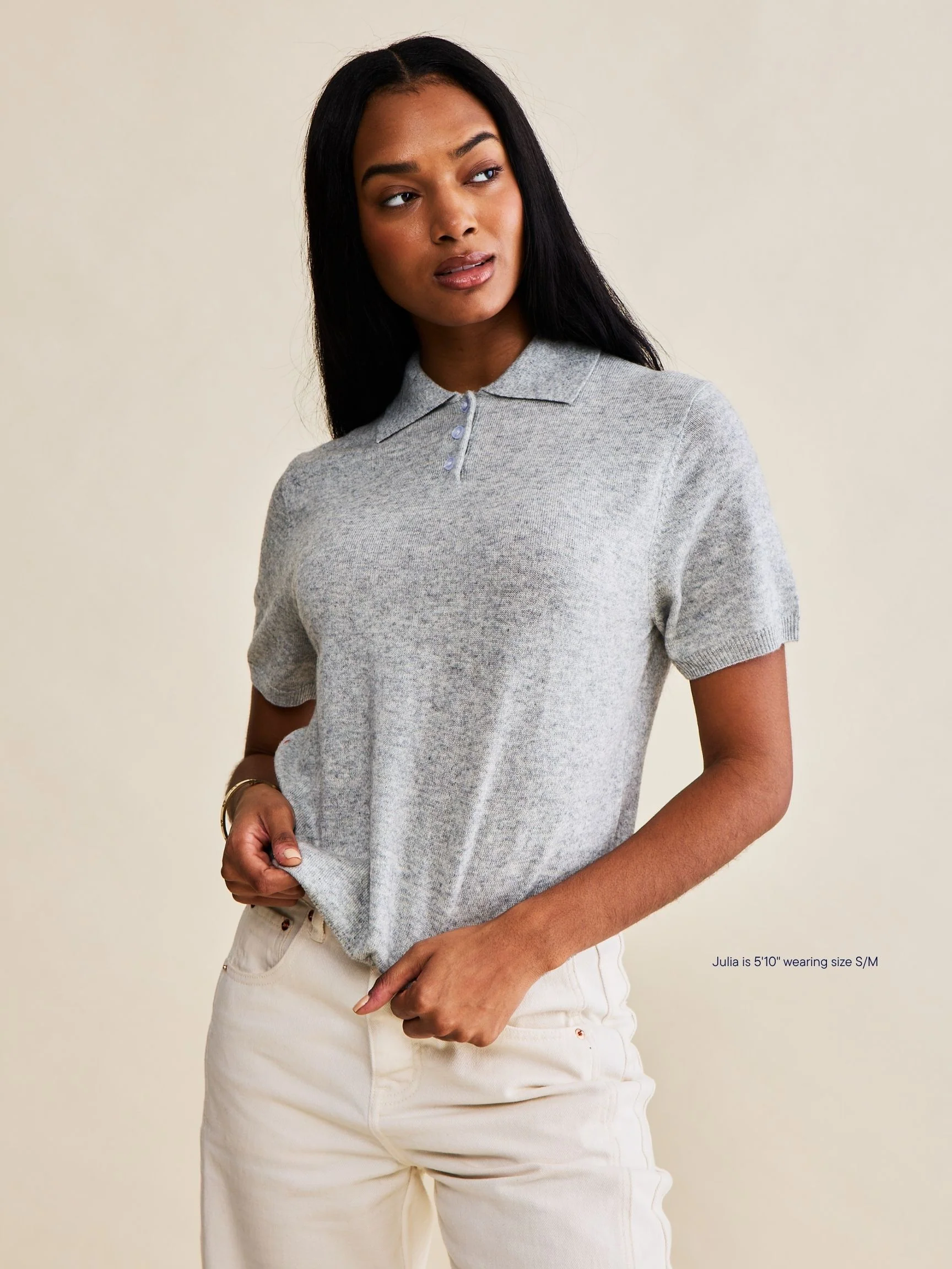 2130-Short-Sleeve-Classic-Polo-Sweater-6.webp Short Sleeve Classic Polo Sweater