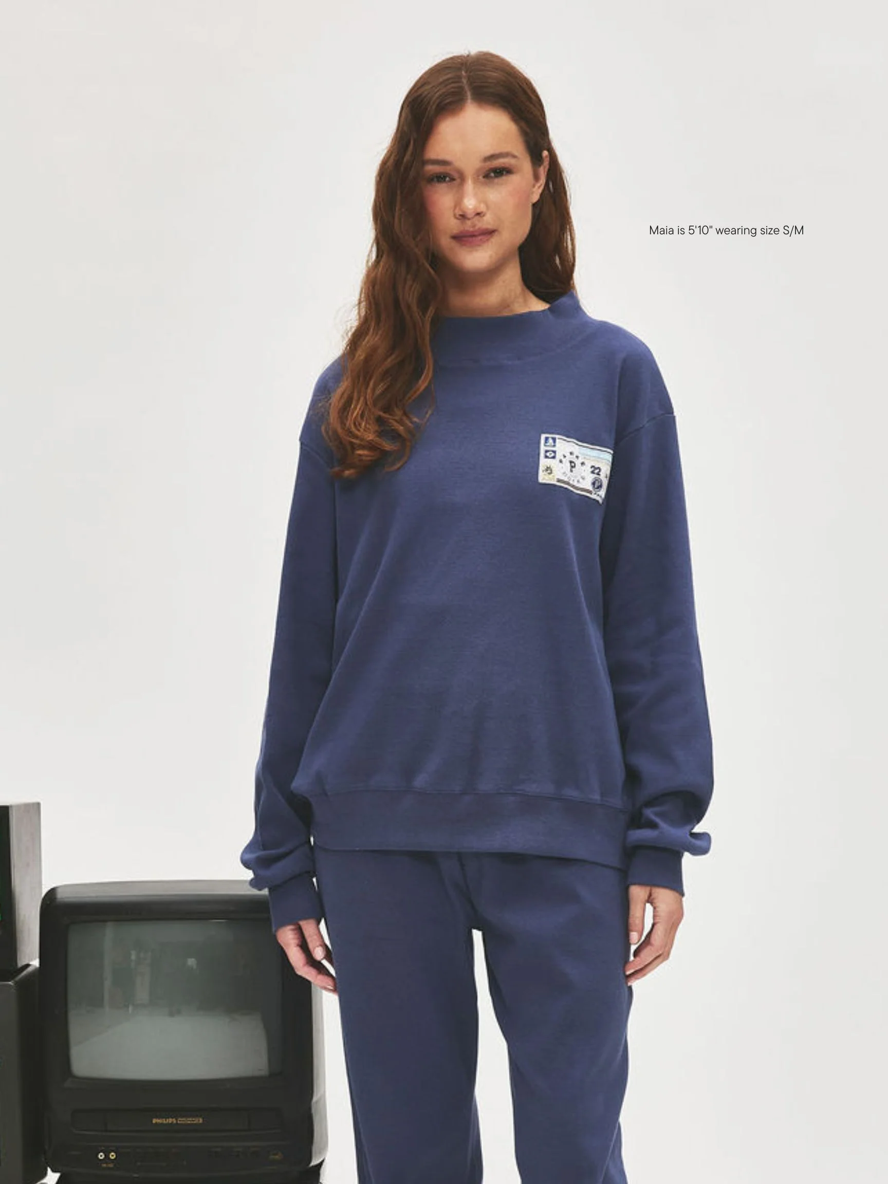 Ribbed Pullover With Nostalgia Patch