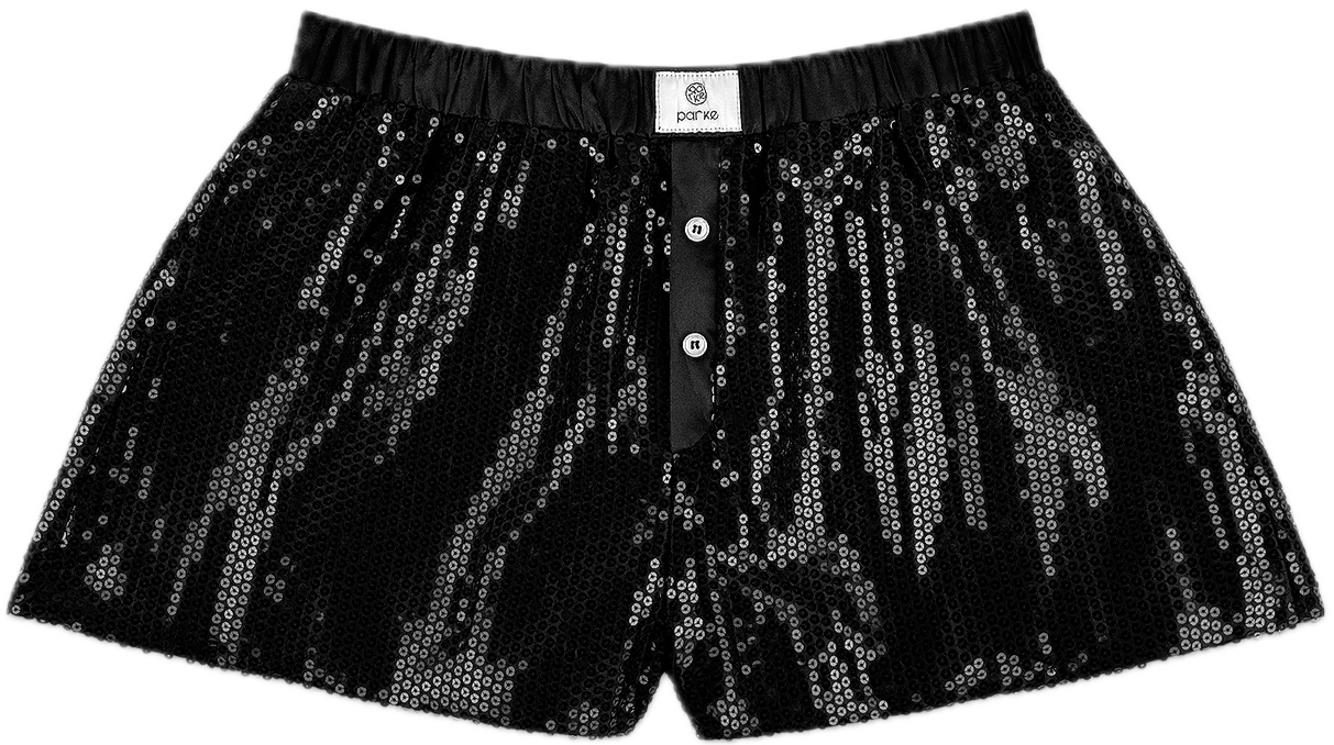 Sequin Mini Boxer Shorts