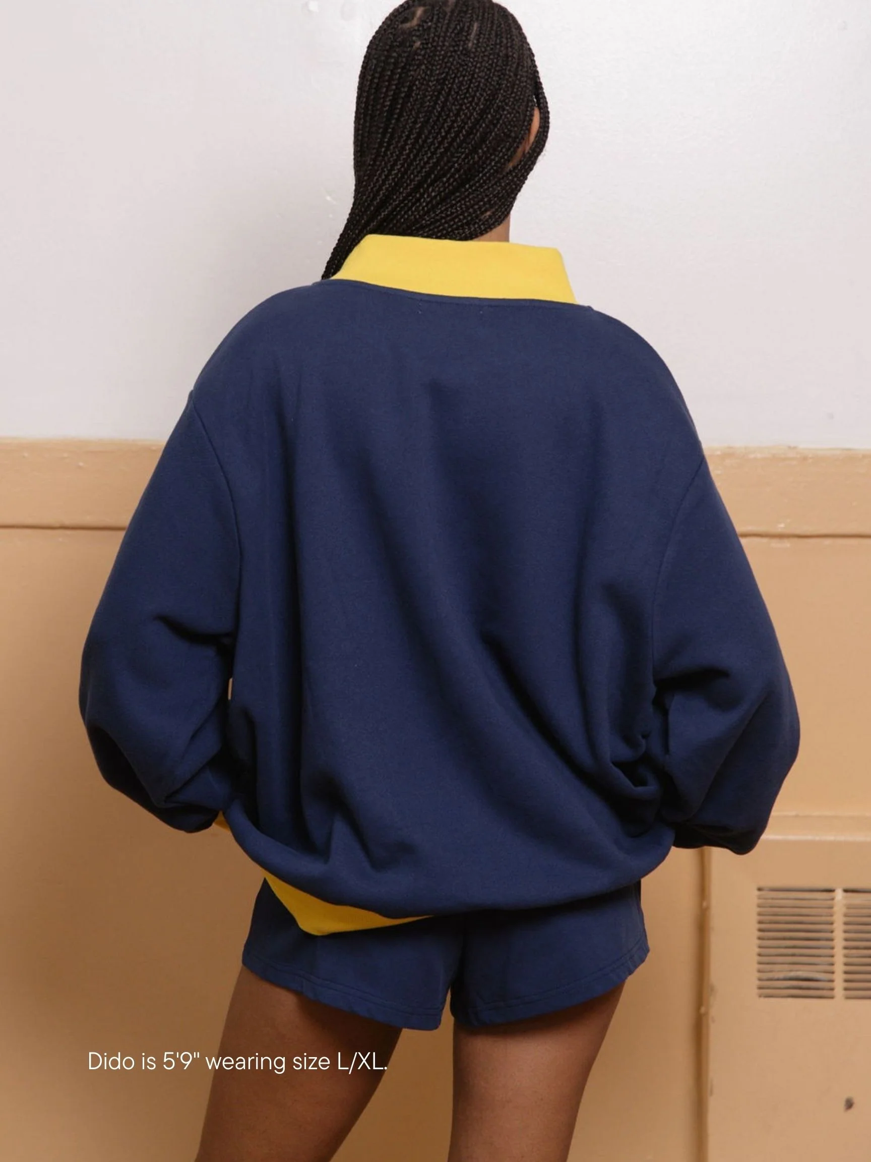 Back to School Two Tone Varsity Mockneck