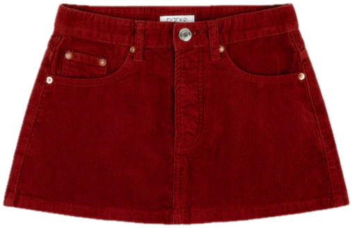 Corduroy Mini Skirt