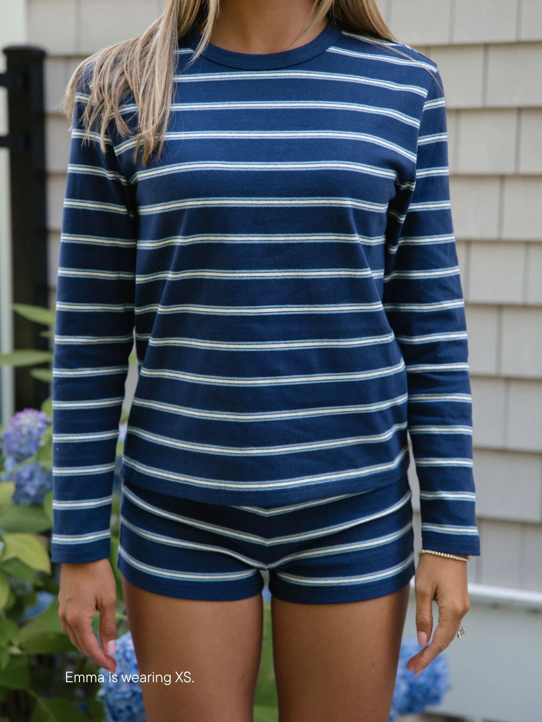 Maggie & Emma Long Sleeve Striped T-Shirt